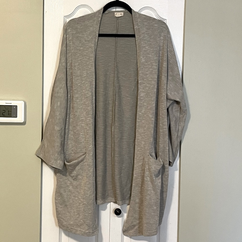 DONNI. OS open front cardigan